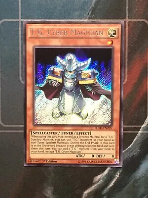 Yugioh T.G. Cyber Magician 1st Ed Secret Rare LC5D-EN205 NM   • $4.35