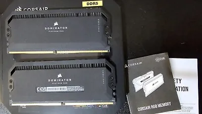 CORSAIR DOMINATOR PLATINUM 32GB (2 X 16GB) DIMM Memory (CMT32GX5M2X6200C36) • £100