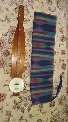 Vintage Mountain Dulcimer W/Adams Percussion Drum Attached W/padded Case • $175