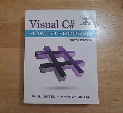 Visual C# How To Program (Deitel Series) By Deitel Paul Deitel Harvey • $69.95