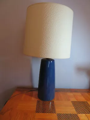 Marshall Studios Large Ceramic Table Lamp - Gordon And Jane Martz - Blue • $1000