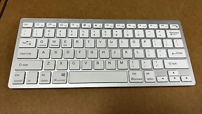 Bluetooth Wireless Keyboard Slim For IMac IPad Android Phone Tablet PC Laptop • £10.66