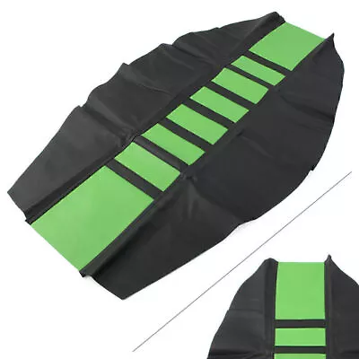 Motor Pro Ribbed Rubber Gripper Soft Seat Cover Fit HONDA YAMAHA SUZUKI Green • $20.49