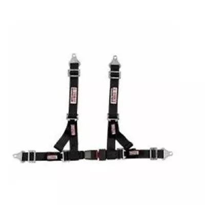 G-Force 9000BK Complete Safety Harness 4-Point Tuner Push Button Black NEW • $114