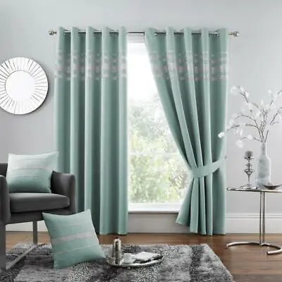 Blackout Curtains Thermal Ready Made Eyelet Ring- Energy Saving (90% Blackout) • £39.99