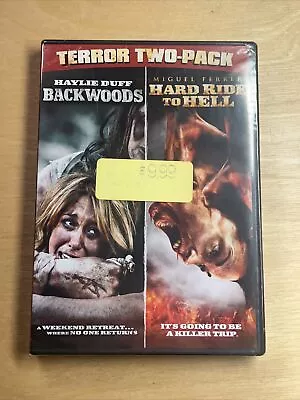 Terror Two-Pack: Backwoods & Hard Ride To Hell [2 Disc DVD] New Sealed • $16.99