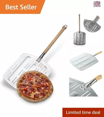 XL Pizza Peel PRO | Premium Made For XL Pizza 12 Inch | Perforated Metal Paddle • $32.97