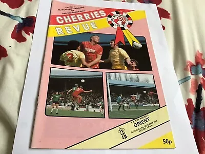 AFC BOURNEMOUTH V Orient FA Cup Round 2 - 6th December 1986 Official Programme • £3