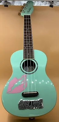 $150 • Buy Fender Limited Edition Zuma Concert Ukulele Surf Green Custom Sublime Vibes