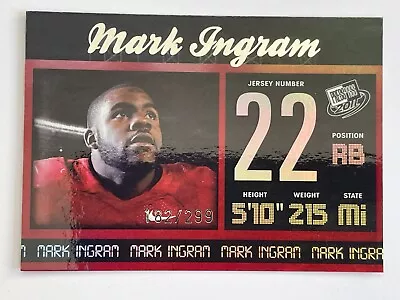 2011 Press Pass Saints Mark Ingram Reflectors /299 #2 • $1.99