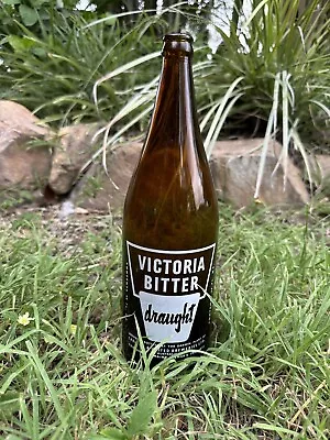RARE VB Victoria Bitter Big Old Beer Bottle 40 FL. OZ. Superb Condition • $56