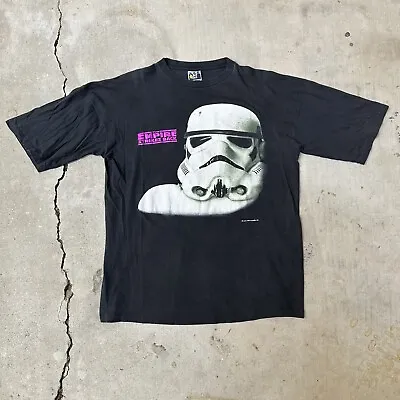 Vintage 1997 Star Wars The Empire Strikes Back Storm Trooper Promo T-Shirt XL • $140