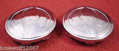 Menzari Wheels Chrome Custom Wheel Center Caps Set Of 2 # 837K60C • $69