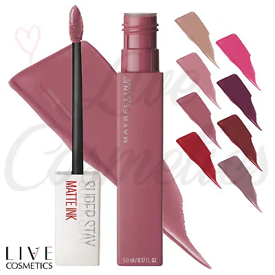 Maybelline SuperStay Matte Ink Liquid Lipstick - NEW SEALED *Choose Your Shade* • £6.85