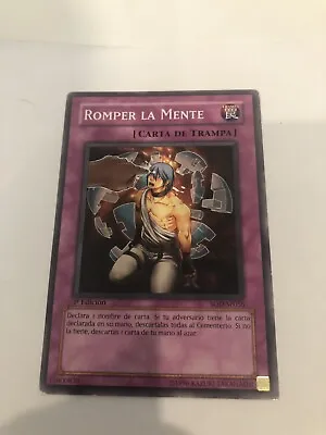Yugioh 1st Edition Romper La Mente (Mind Crush) Spanish Version SOD-SP056 • $5.99