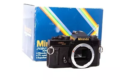 Miranda MS-1 Super | Black | Boxed | Body Only | Vintage 35mm SLR Film Camera • £17.25