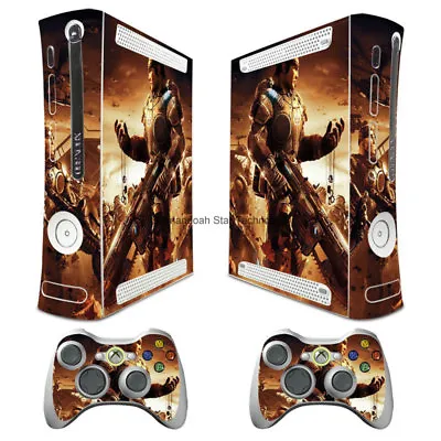 $7.79 • Buy GOW Vinyl Decal Sticker Skin Cover Case For Xbox360 Console Wy13