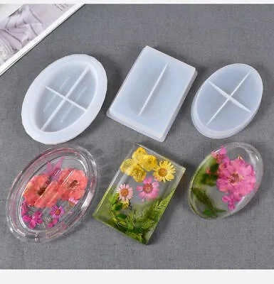 £4.29 • Buy Silicone Resin Casting Mold Soap Dish Holder Jewelry Plate Tray Epoxy Mould Tool