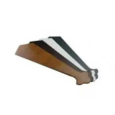 FINIAL WHITE  FOILED COLOURS ROOFLINE JOINT UPVC PLASTIC GABLE  FASCIA Rosewood • £3.99