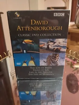 DAVID ATTENBOROUGH CLASSIC DVD COLLECTION (Birds Mammals Trials & Freezer) • £15