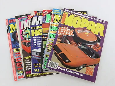 Lot Of 6 Mopar Muscle & High Performance Mopar Car Magazines 1989 1992 1993 • $25