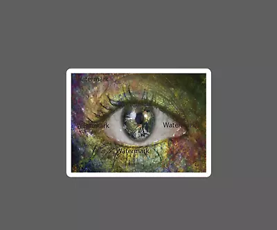 Eye Sticker Art Paint Abstract Waterproof - Buy Any 4 For $1.75 EACH Storewide! • $2.95