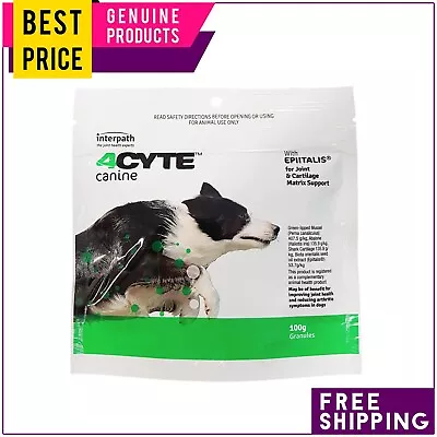4Cyte Canine Joint Support Supplement For Dog 100 Gm Granules • $87.95