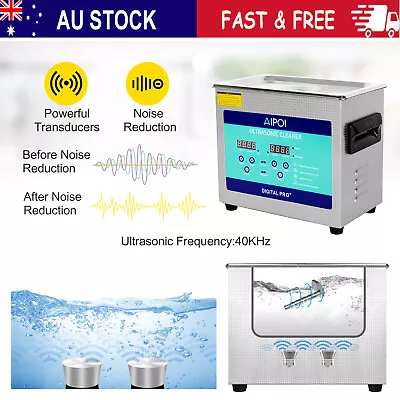 Ultrasonic Cleaner 3.2L Liter Stainless Steel Industry Heated Heater W/Timer • $182.99