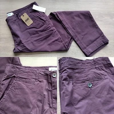 Jacamo Wine Tapered Chino Trousers - Size W44 L33 / BNWT • £9.99