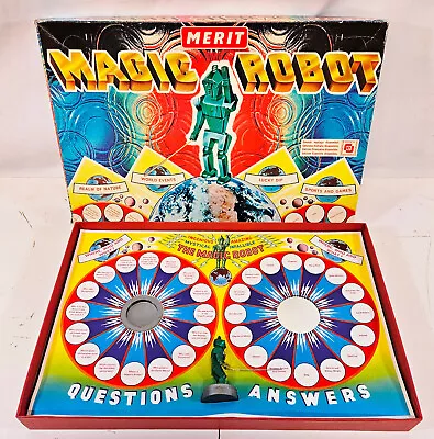 Vintage Magic Robot By Merit J&J Randall 1970's Collectable Boxed Complete • £20