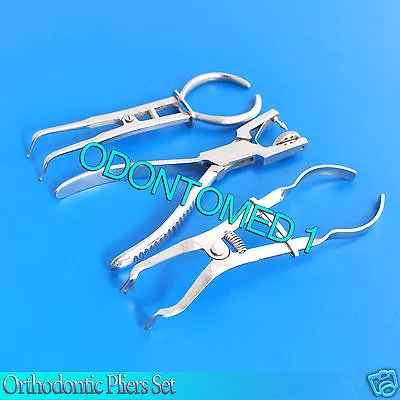 Dental Stoke & IV Clamp Punch Pliers Forcep Orthodontic Instruments Stainless • $16.40