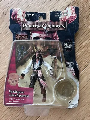 Pirates Of The Caribbean Jack Sparrow Action Figure With Tricorn Hat And Sword • £10