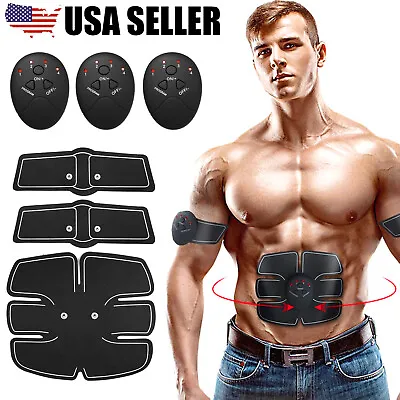 ABS Toning Belt Simulation Electric Muscle Toner Machine Fat Burner Belly Shaper • $12.79