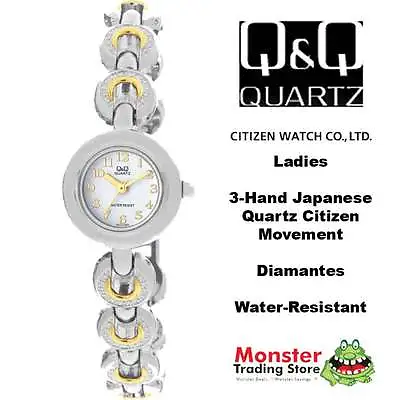 Aussie Seller Ladies Bracelet Watch Citizen Made 2/tone Gk53-800 P$99 Warranty • $48.99