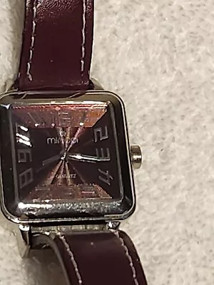 Womens Minicci Watch Purple Face Good Condition • $10