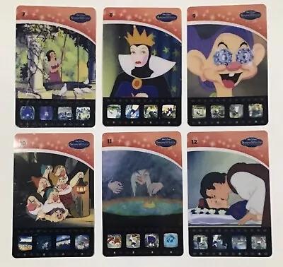 Disney Movie Stars Cards Woolworths - Set 6 Snow White Queen Dwarfs • $20