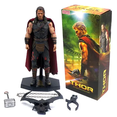 Empire Toys Marvel Ragnarök Thor With Muspel Head 30cm Action Figure Model Toys • $95.99