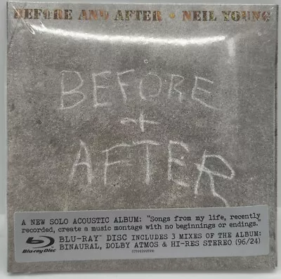 Neil Young - Before And After Album Blu-ray Disc Digipak BRAND NEW/SEALED • £12