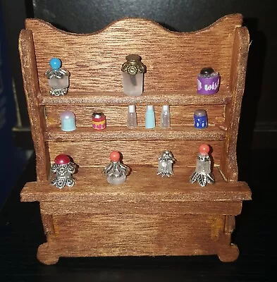 Lot Dollhouse Miniature Artist Decorative Perfume Bottles Handmade Shelf Fillers • $6