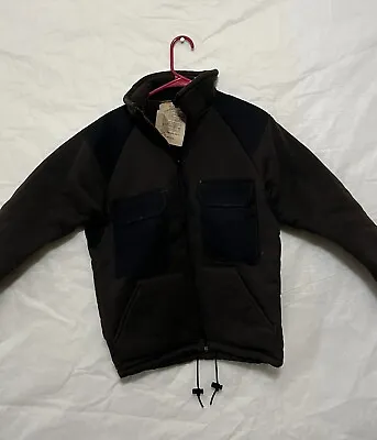 USGI Brown Bear Pile Fleece ECWCS Military Cold Weather Jacket Tennier - MEDIUM • $30