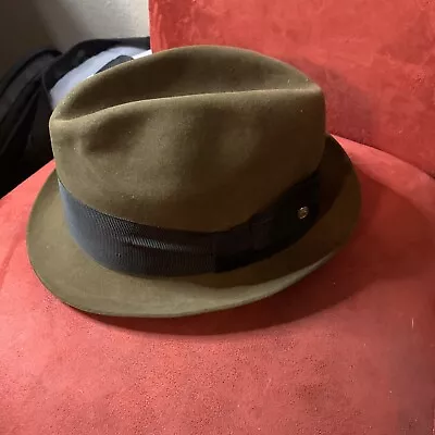 Vintage Fedora 7 1/8  - Brown Felt - Penny’s Marathon • $39