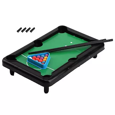 Mini Tabletop Pool Table Small Billiards Game Table Top Pool Play Snooker Game • $9.37