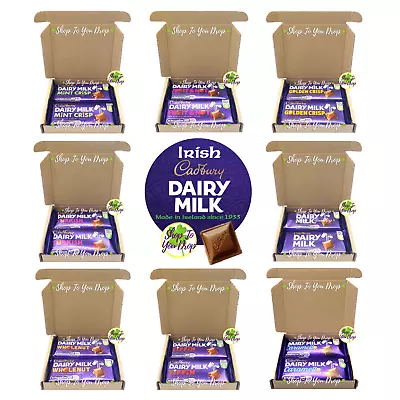 2 BAR IRISH CADBURY CHOCOLATE GIFT BOXES Present Mint Crisp Tiffin Dairy Milk ☘️ • £6.45