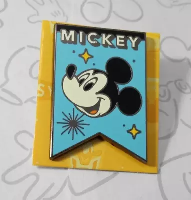 Mickey Mouse And Friends 2023 Banner Flag Pennant Starter Disney Pin 160959 • $14.99