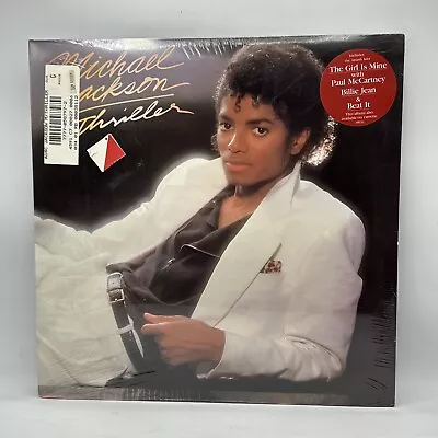 Michael Jackson - Thriller - Factory SEALED 1982 US Album With HYPE Sticker • $174.99