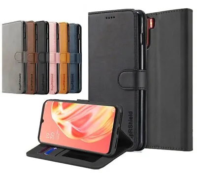 For Oppo A17 A15 A53 A53S A91 A52 A72 A5 A9 Wallet Case Leather Shockproof Cover • $8.95