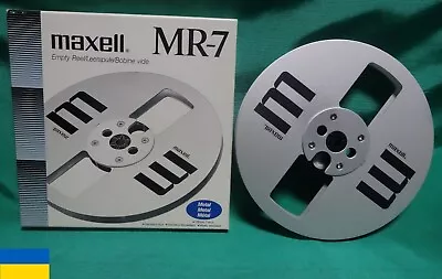 1 X  Maxell MR-7   Metal Reel 18 Cm (7 ) With Box -ORIGINAL-made In Japan *TOP* • $75