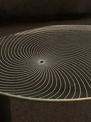 Chance Glass Swirl Mid Century Platter • £10