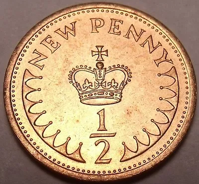 1971-1984 Uk Gb Decimal Old 1/2p Half Penny Pence Coins - Select Dates From List • £0.99