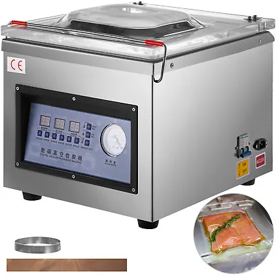 Vacuum Packing Machine DZ-260C Industrial Solid Food Chamber Vacuum Sealer 220V • $519.99